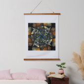 Tapisserie Suspendue Pinwheel Art Abstrait (Chambre à coucher)