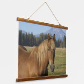 Tapisserie Suspendue Plage Cascade | Cheval de châtaignes (Angulaire)