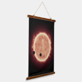 Tapisserie Suspendue Planètes Transitant Red Nwarf Star Dans Trappist-1 (Angulaire)