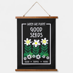 Tapisserie Suspendue Planter de bonnes semences de motivation