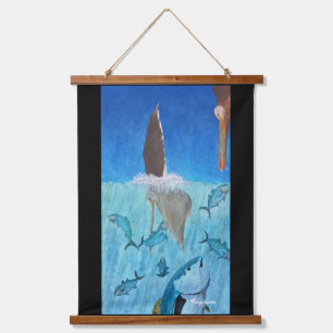 Tapisserie Suspendue Plongée de précision