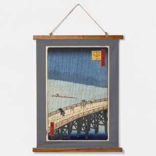 Tapisserie Suspendue Pluie soudaine, Hiroshige