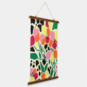 Tapisserie Suspendue Points de jardin tropicaux (Angulaire)