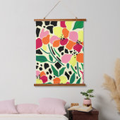 Tapisserie Suspendue Points de jardin tropicaux (Chambre à coucher)