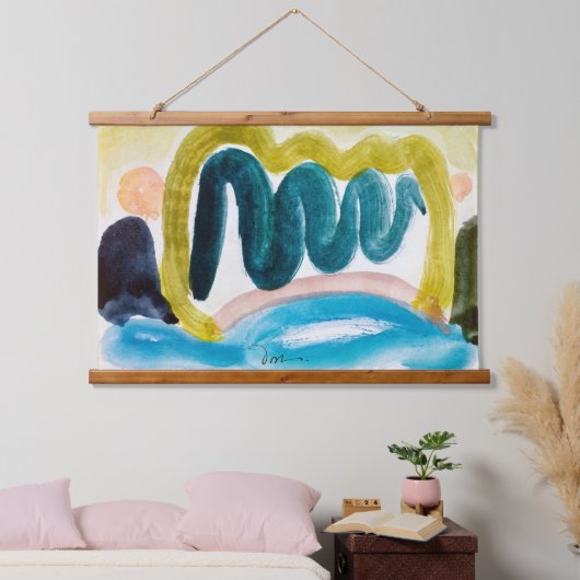 Tapisserie Suspendue Pond in Sunlight (1935) par Arthur Dove (Chambre à coucher)