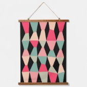 Tapisserie Suspendue Ponts colorés 161214c - sur noir (Recto)