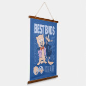 Tapisserie Suspendue Porky Pig & DAFFY DUCK™ Best Buds (Angulaire)