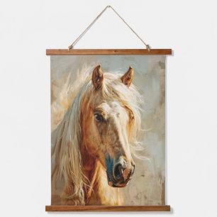 Tapisserie Suspendue Portrait Palomino Horse