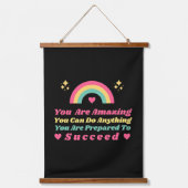 Tapisserie Suspendue positive attitude inspirateur vibes citations (Recto)