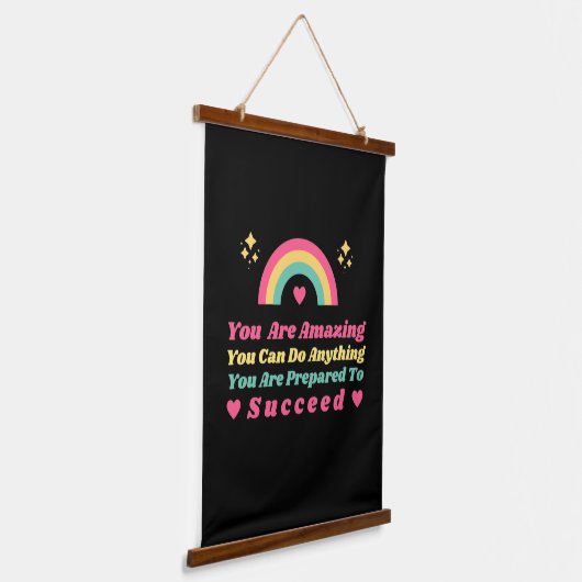 Tapisserie Suspendue positive attitude inspirateur vibes citations (Angulaire)