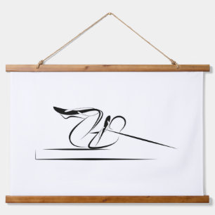 Tapisserie Suspendue Poster de coordination Pilates - Réformateur