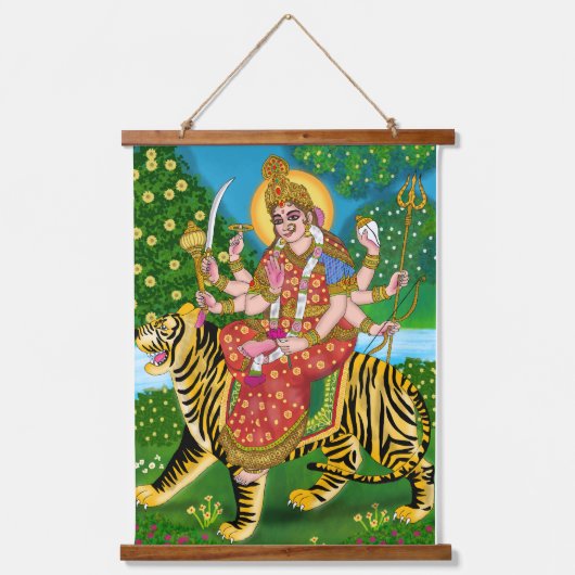 Tapisserie Suspendue Poster de Maa Durga (Recto)