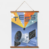 Tapisserie Suspendue Poster du télescope spatial Tess. (Recto)