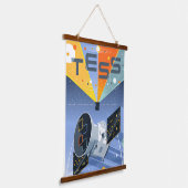 Tapisserie Suspendue Poster du télescope spatial Tess. (Angulaire)