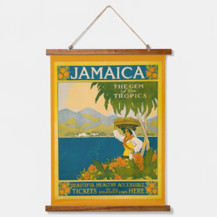 Tapisserie Suspendue Poster Vintage voyage Pour La Jamaïque
