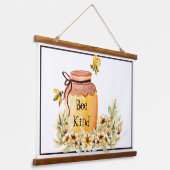 Tapisserie Suspendue Pot de miel Bee kind  (Angulaire)