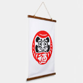 Tapisserie Suspendue Poupée Daruma (Angulaire)