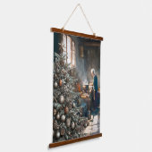 TAPISSERIE SUSPENDUE PREPARING FOR CHRISTMAS DINNER (Angulaire)