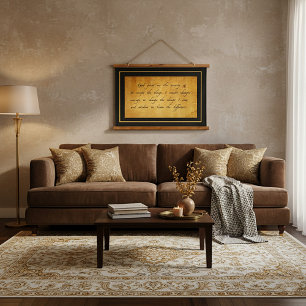 Tapisserie Suspendue Prière de sérénité