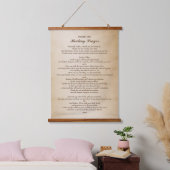 Tapisserie Suspendue Prière Saint Padre Pio pour la guérison (Chambre à coucher)