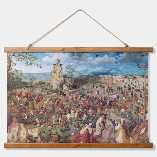 Tapisserie Suspendue Procession au Calvaire, Pieter Bruegel (Devant)