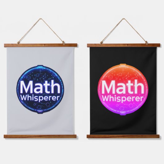 Tapisserie Suspendue Prof de maths chuchoteur de maths (Double)