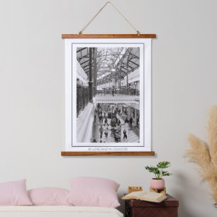 Tapisserie Suspendue Promenade du canal du Cap Vie monochrome