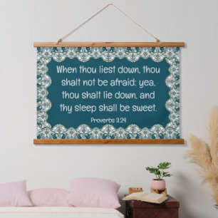 Tapisserie Suspendue Proverbes 3:24