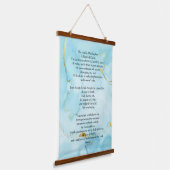 Tapisserie Suspendue Psalm 23 biblical quotes (Angulaire)