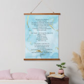 Tapisserie Suspendue Psalm 23 biblical quotes (Chambre à coucher)