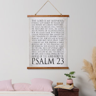 Tapisserie Suspendue Psaume 23 Le Seigneur est mon berger