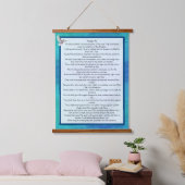 Tapisserie Suspendue Psaume 91 (Chambre à coucher)