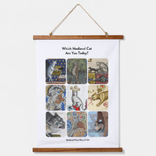 Tapisserie Suspendue Quel Chat Médiéval Êtes-Vous Aujourd'Hui ?