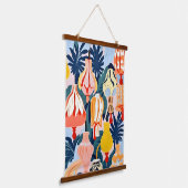 Tapisserie Suspendue Qu'Il Y Ait Des Lampes (Angulaire)