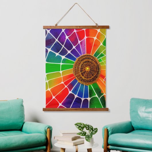 Tapisserie Suspendue Rainbow Web (Salon)
