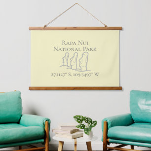 Tapisserie Suspendue Rapa Nui Latitude & Longitude