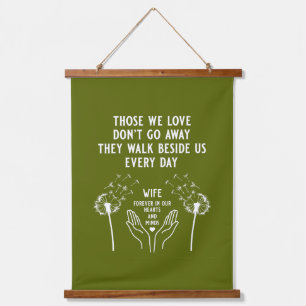 Tapisserie Suspendue Réception funéraire en mémoire