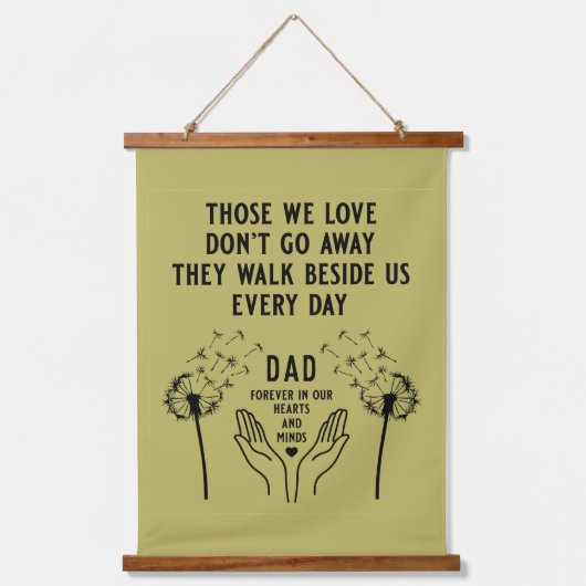 Tapisserie Suspendue Réception funéraire en mémoire (Recto)