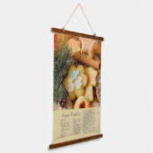 Tapisserie Suspendue Recette de biscuits de sucre (Angulaire)