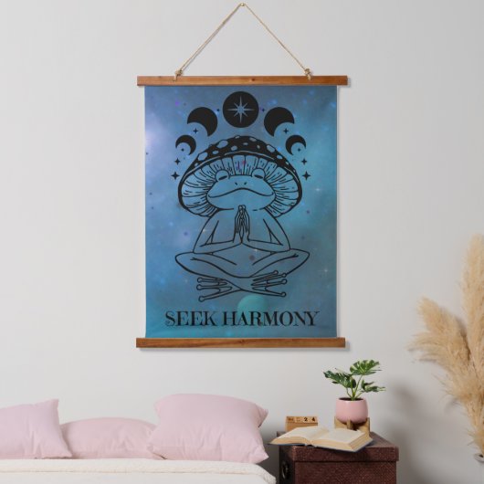 Tapisserie Suspendue Rechercher Harmonie Yoga Frogs (Chambre à coucher)