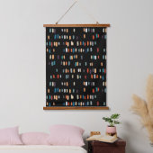 Tapisserie Suspendue Rectangles multicouleurs irrégulières (Chambre à coucher)