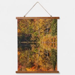 Tapisserie Suspendue Réflexion d'automne sur Coffin Pond