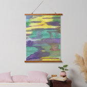 Tapisserie Suspendue Réflexions Abstraites (Chambre à coucher)