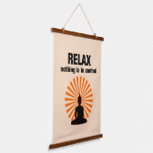 Tapisserie Suspendue Relax Funny Bouddha Citation (Angulaire)