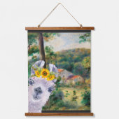 Tapisserie Suspendue Renoir Environs de Briey et Fancy Llama (Recto)