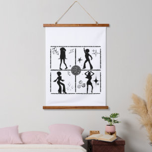 Tapisserie Suspendue Retro Dance Wall.w