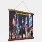 Tapisserie Suspendue Réussite du loup solitaire (Angulaire)