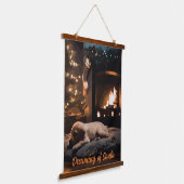 Tapisserie Suspendue Rêver de Père Noël (Angulaire)