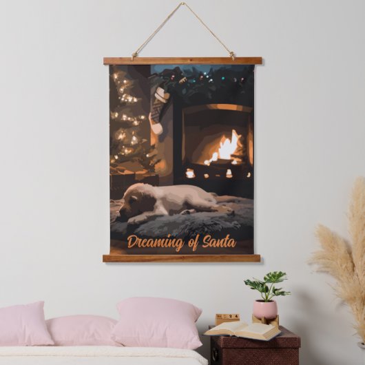 Tapisserie Suspendue Rêver de Père Noël (Chambre à coucher)