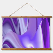 Tapisserie Suspendue Rêves arc-en-ciel à fleurs violettes (Devant)
